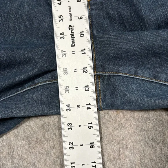 Michael Kors Women's Bootcut Jeans Size 16W Blue Denim Dark Wash High Waist Pant - Picture 4 of 9